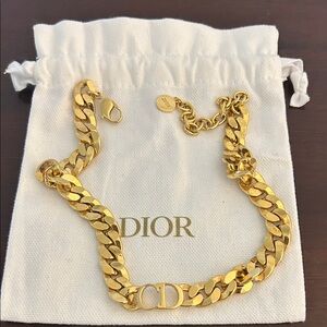 Dior Gold-Tone Chain necklace